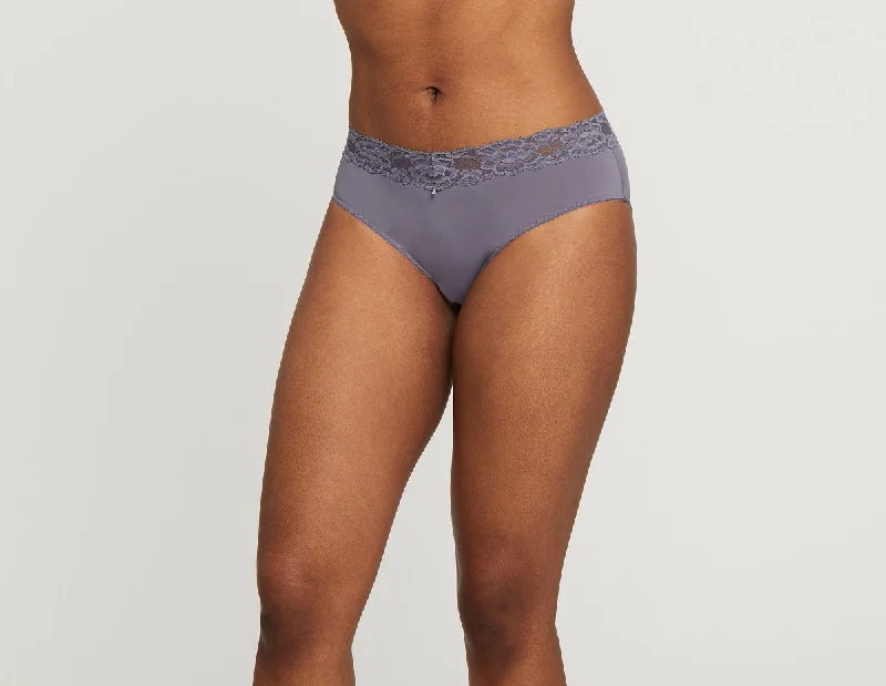 Montelle Crystal Grey Brief Panty 9004