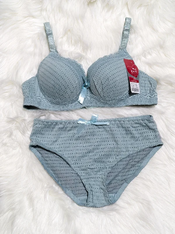 Padded Bra Penty Set (Lace + Line) Design