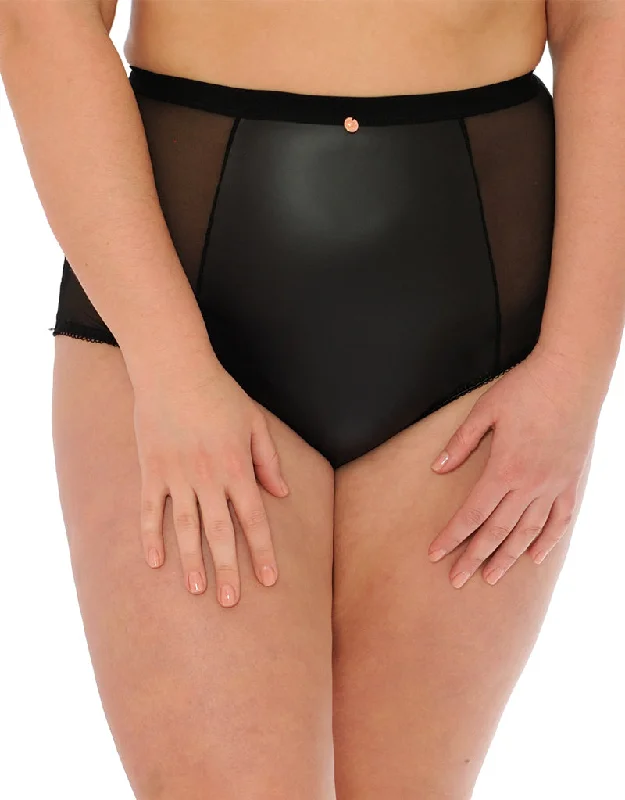 Scantilly by Curvy Kate Unleash High Waist Brief Black