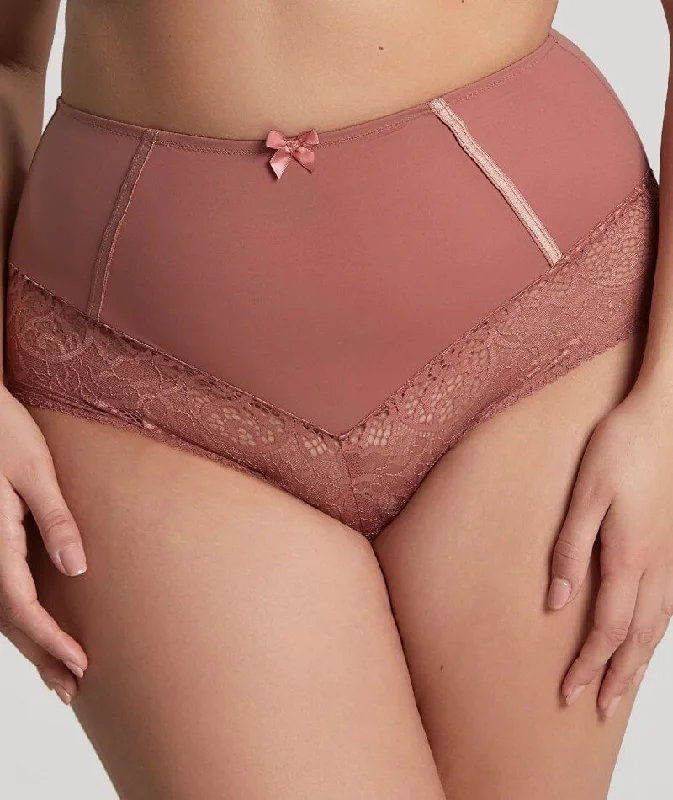 Sculptresse Estel High Waist Brief - Rose Gold