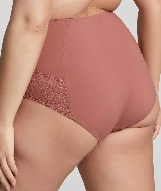 Sculptresse Estel High Waist Brief - Rose Gold