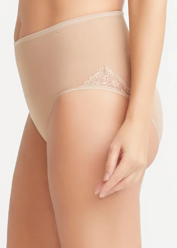 Ultralight Shaping Brief with Lace - Seamless