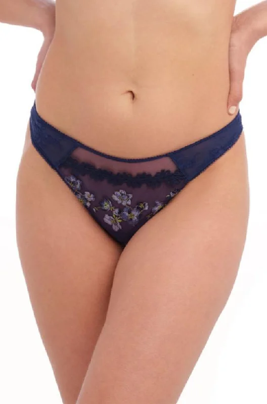 Sakura Tanga G-String (Navy)  Available in sizes L-XL.