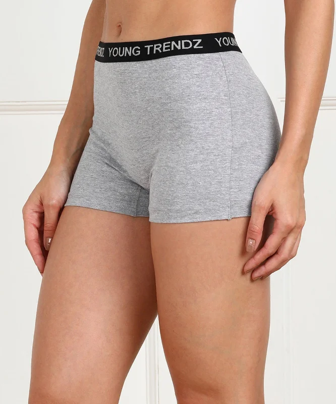 Womens YT Elastic Combo Boyshorts