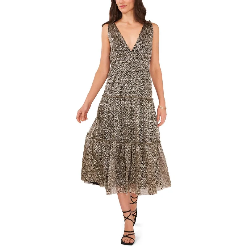 1.State Womens Printed Metallic Cocktail And Party Dress Tunics Hiking breathable