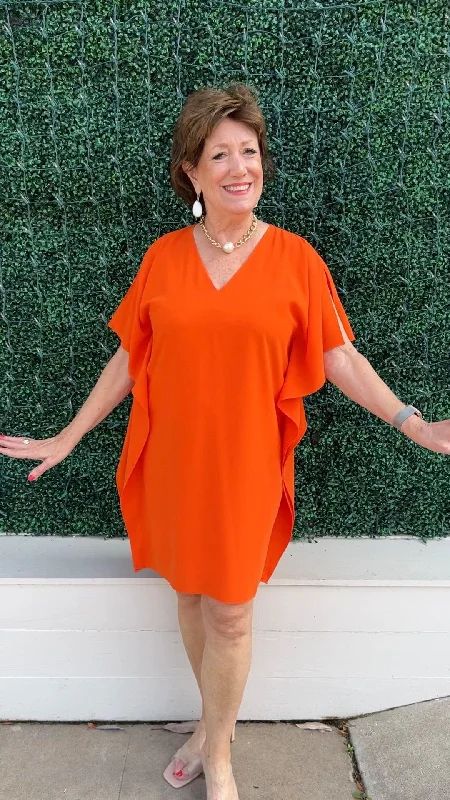 Vibrant Butterfly Dress