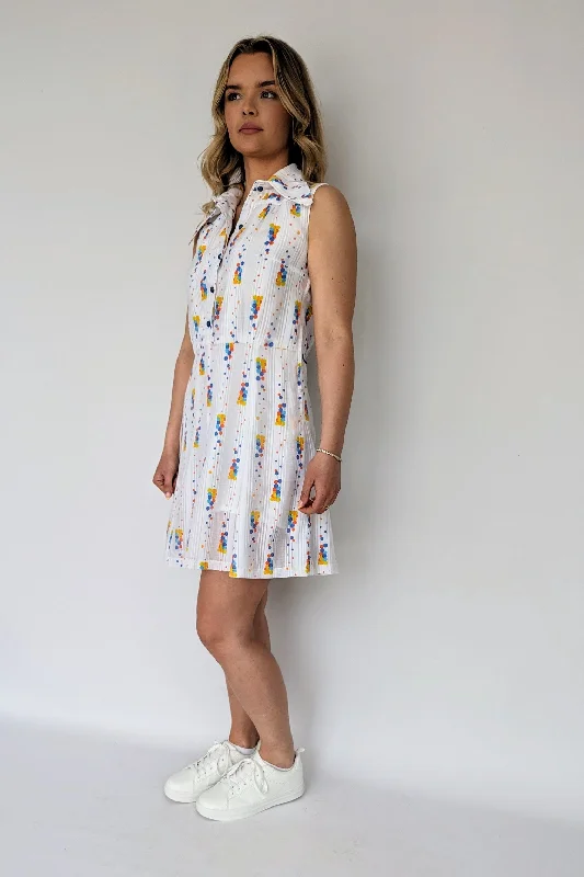 60s Dagger Collar Mod Dress