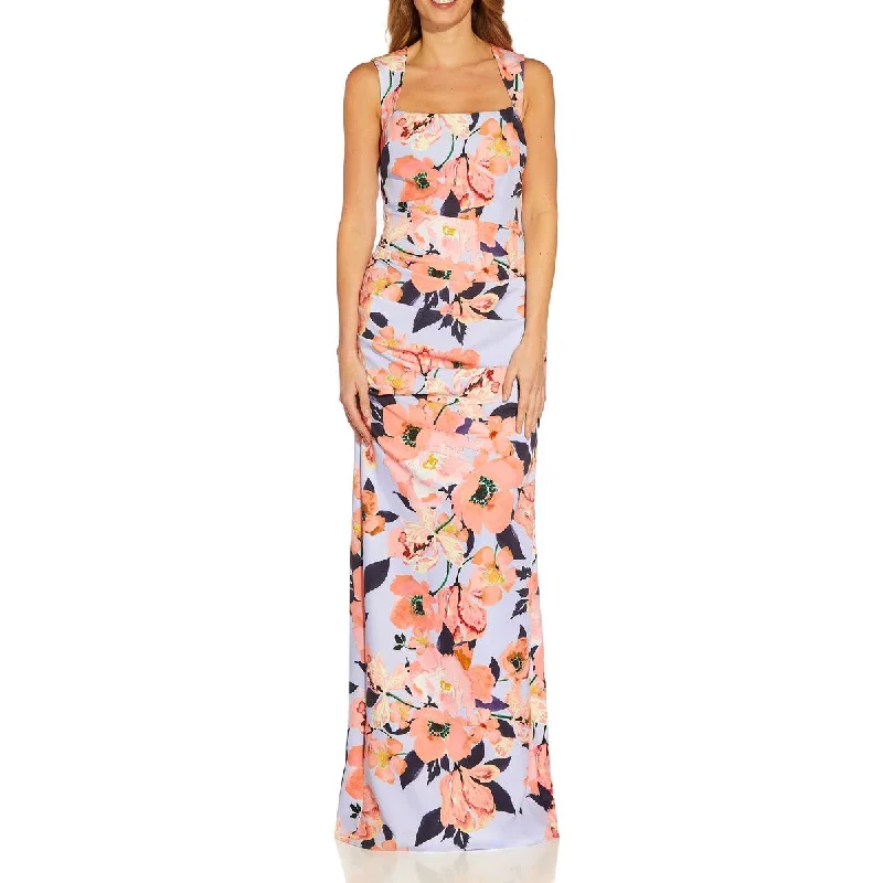 Adrianna Papell Womens Slouchy Maxi Evening Dress Tunics Timeless classic