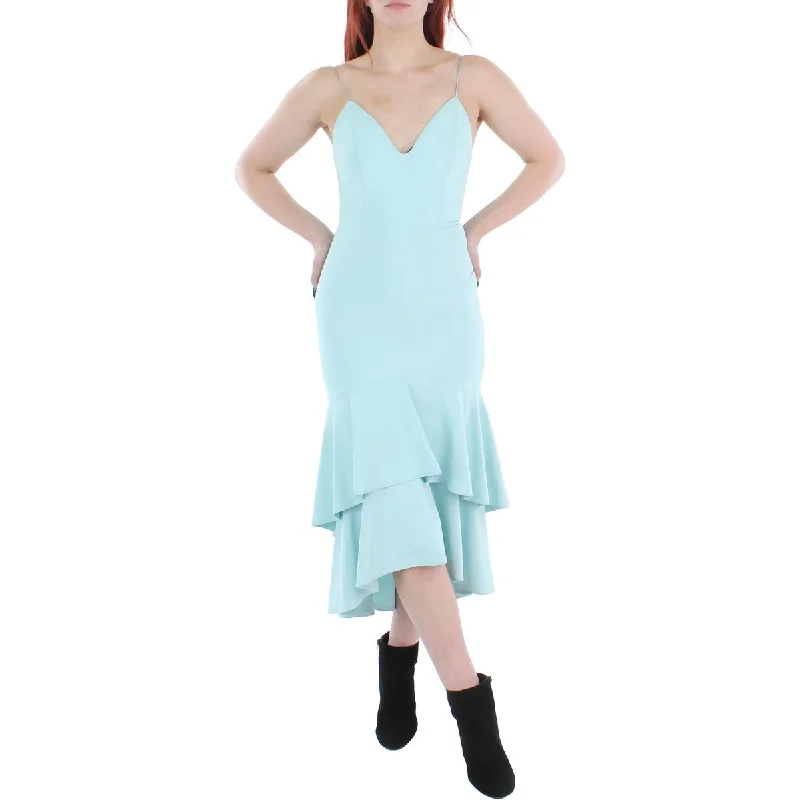 Alice and Olivia Womens Hi-Low Midi Evening Dress Tunics Trousers formal
