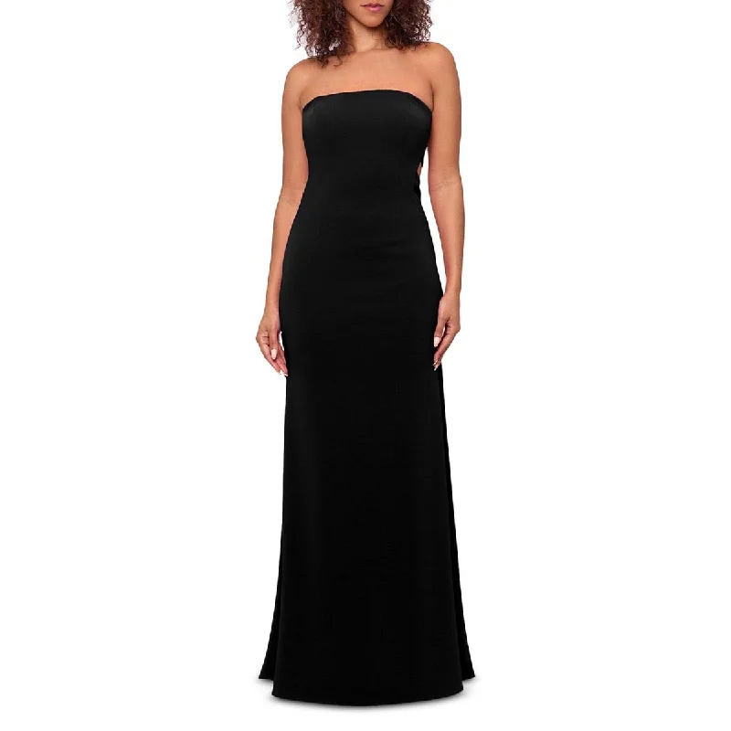 Aqua Womens Cut-Out Strapless Evening Dress Tunics Print Colorful