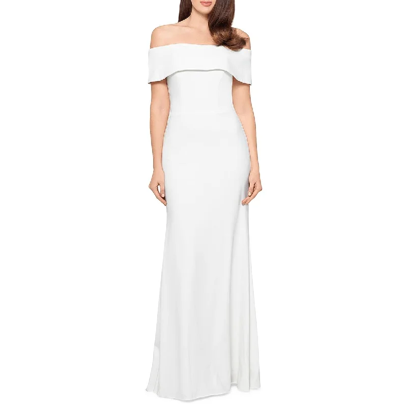 Aqua Womens Special Occasion Scuba Evening Dress Tunics Trendy modern