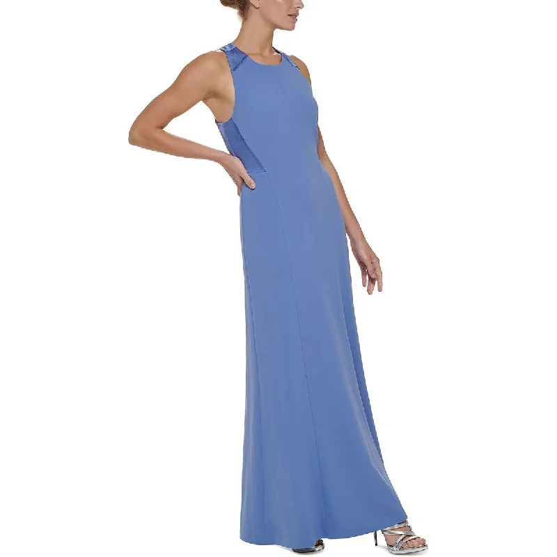 DKNY Womens Criss-Cross Back Maxi Evening Dress Tunics Chic elegant