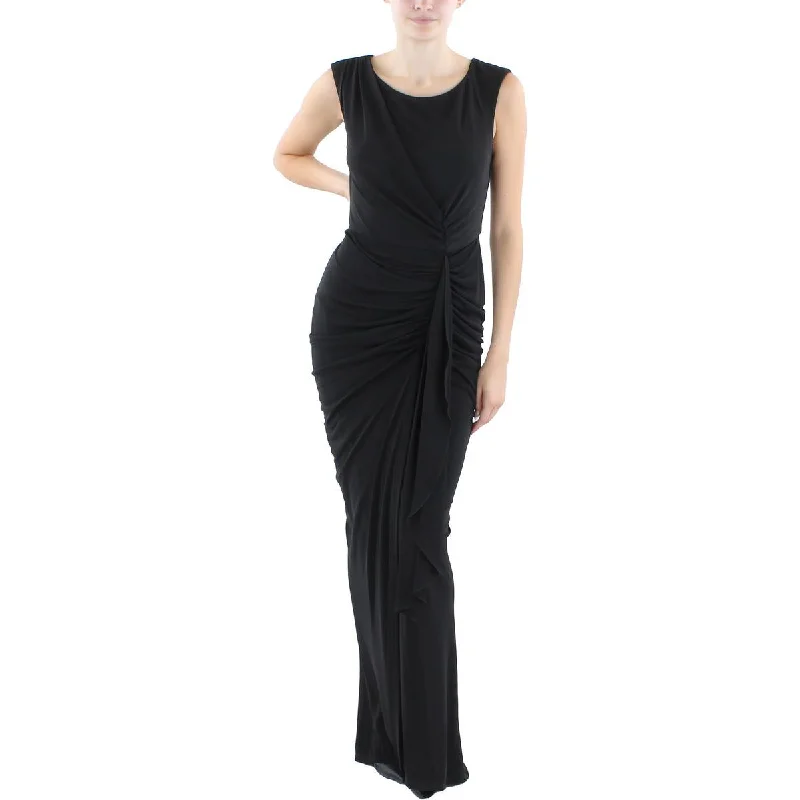 Donna Karan Womens Gathered  Evening Dress