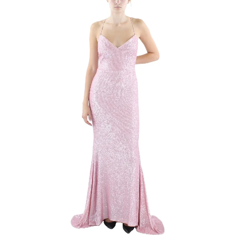 Donna Karan Womens Mermaid Long Evening Dress