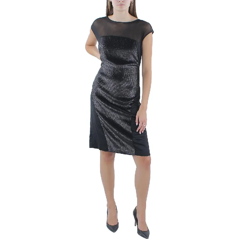 Donna Karan Womens Sequined Short Cocktail And Party Dress Tunics Gym athletic