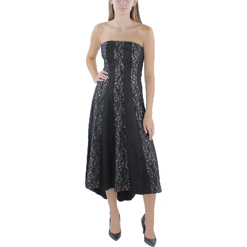 Donna Karan Womens Strapless Special Occasion Evening Dress Tunics Hiking breathable