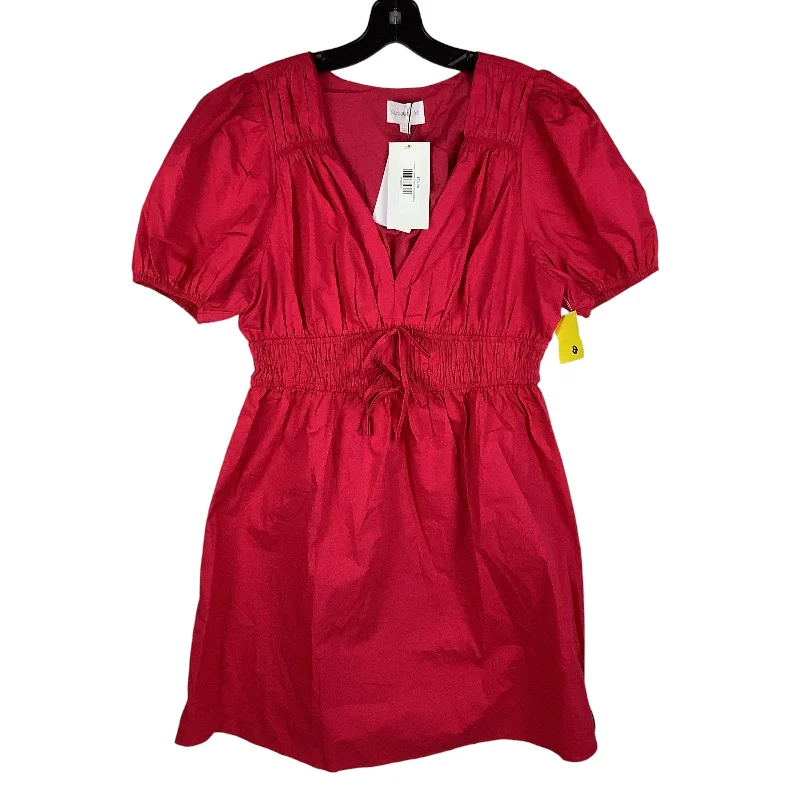 Dress Casual Short By Sugar Lips In Pink, Size: L