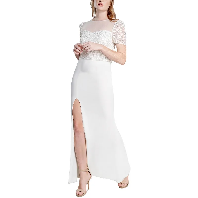 Dress The Population Womens Sequined Maxi Evening Dress Tunics Review highly