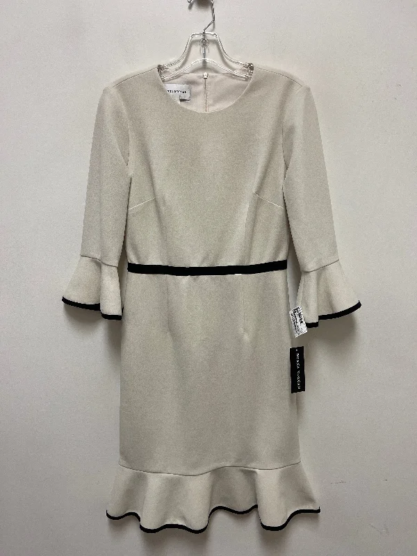 Dress Work By Donna Morgan In Cream, Size: S