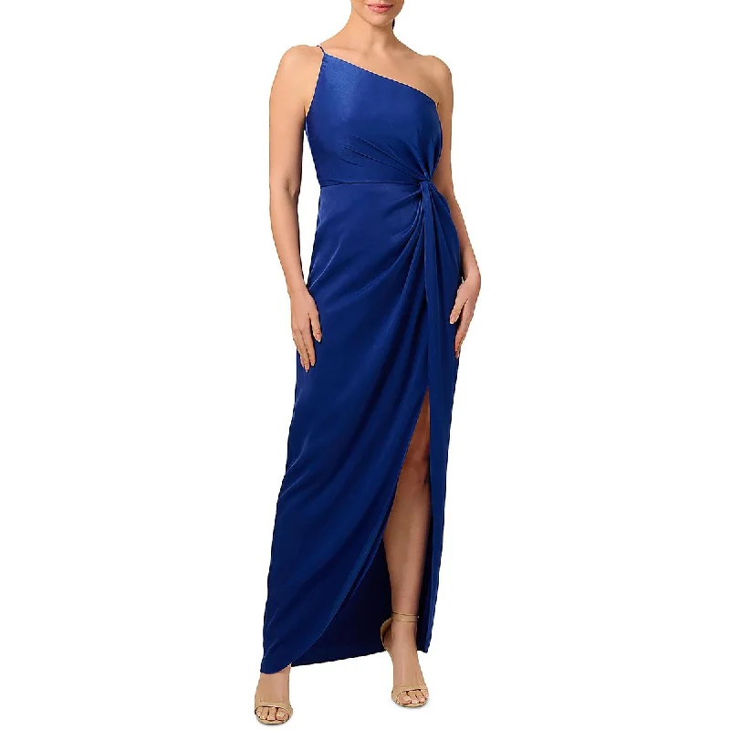 Liv Foster Womens Asymmetric  Evening Dress