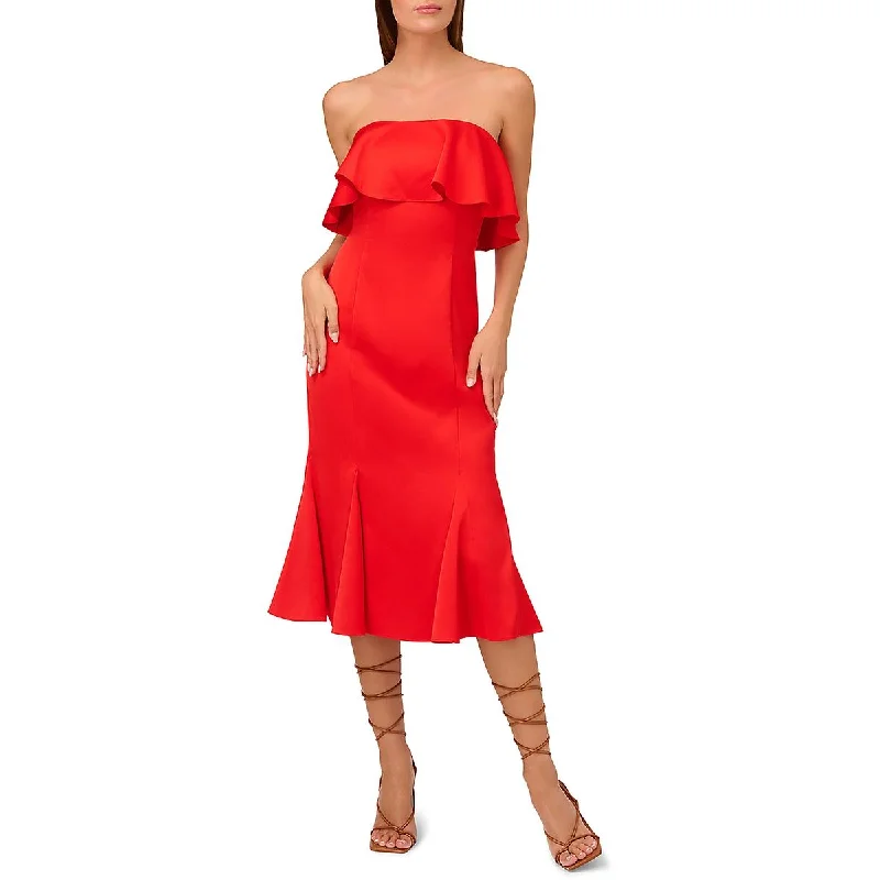 Liv Foster Womens Satin Long Cocktail And Party Dress Tunics Custom made