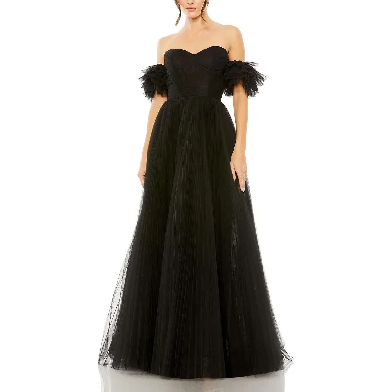 Mac Duggal Womens Corset Seamed Formal Evening Dress Tunics Versatile stylish