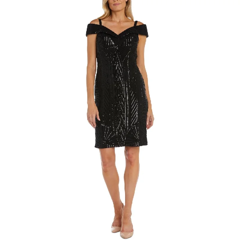 R&M Richards Womens Sequined m Cocktail And Party Dress Tunics Favorite customer