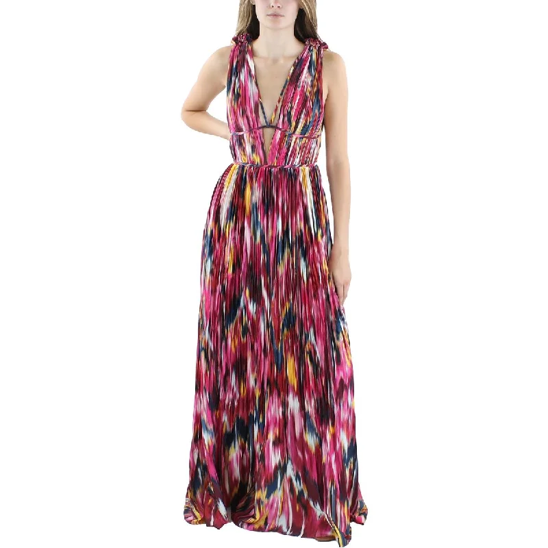 SIMKHAI Womens Peek-A-Boo  Evening Dress