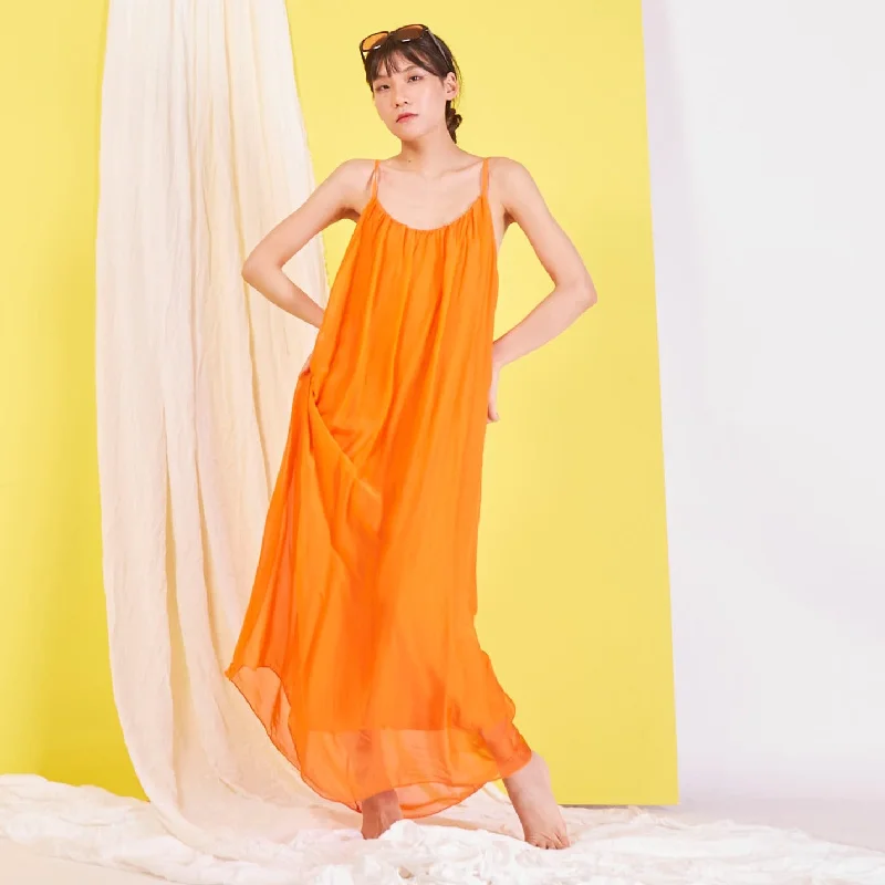 Wholesale silk chiffon sundress