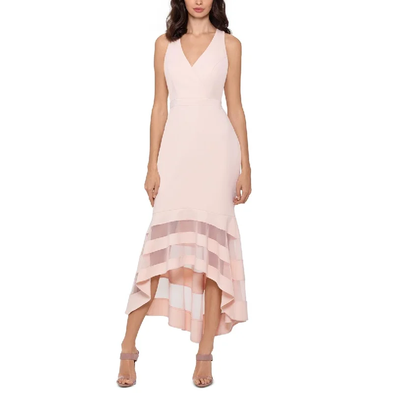 Xscape Womens Illusion Mermaid Evening Dress sweetheart Neckline Romantic