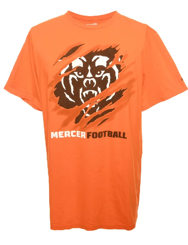 Adidas Mercer Football Sports T-shirt - L Hooded Caped Shawl Collar