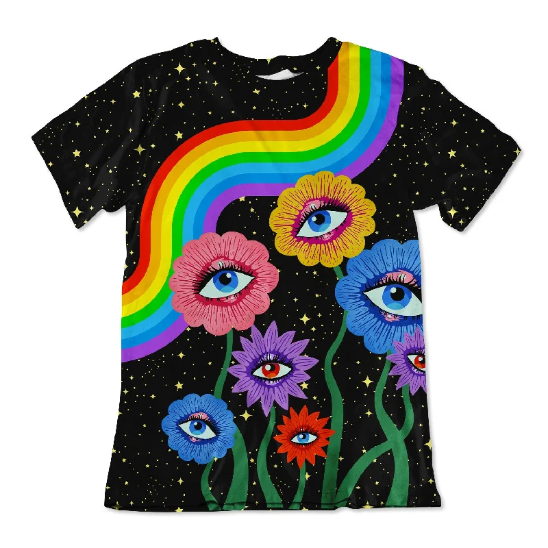 Rainbow Eyes All Over Print Unisex Tee