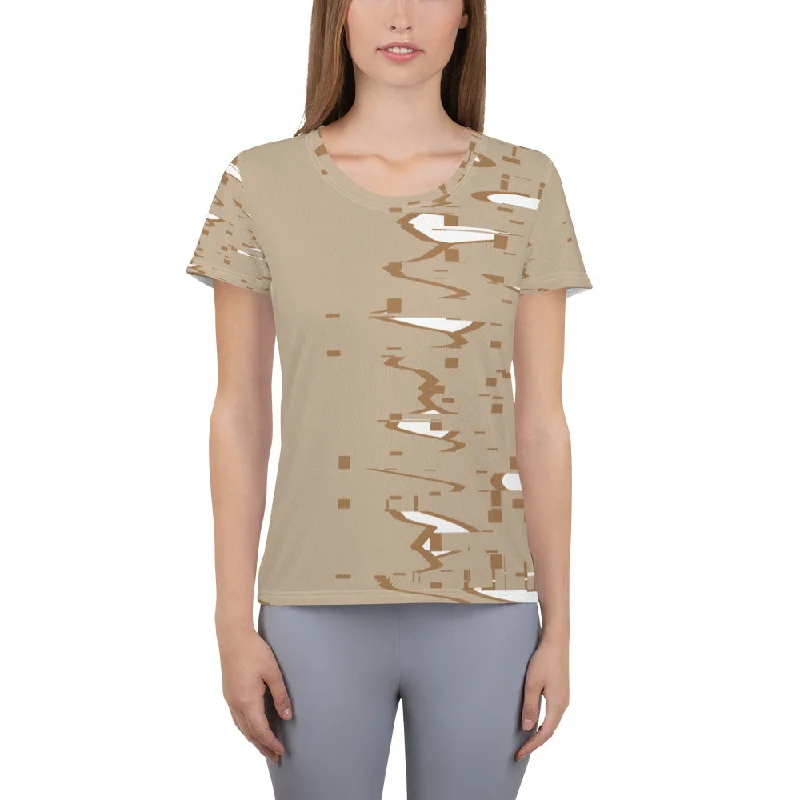 All-Over Print Women's Athletic T-shirt Cozy Warm Stylish