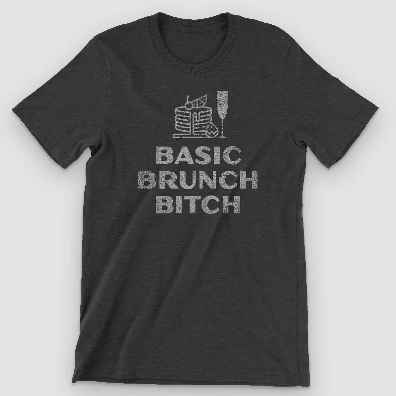 Basic Brunch Bitch Graphic T-Shirt Oversized T-Shirt Spandex breathable