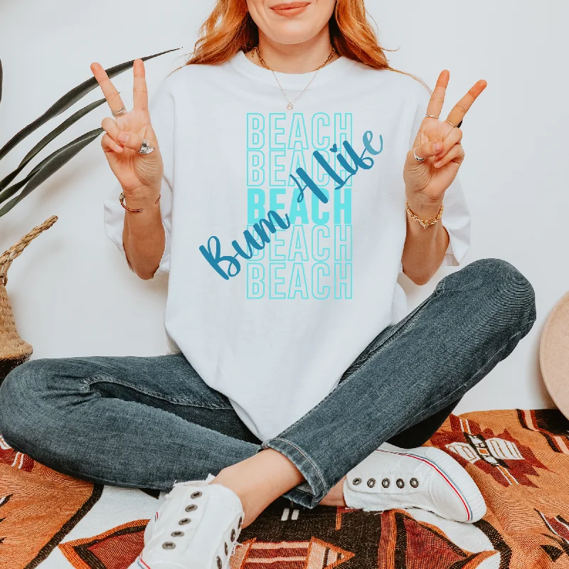 Beach Shirts Beach Bum 4 Life TShirt BB4L Tee Short-Sleeve Unisex T-Shirt Polka Dot Checkered Tartan Beach Shirts Beach Bum 4 Life TShirt BB4L Tee Short-Sleeve Unisex T-Shirt Polka Dot Checkered Tartan