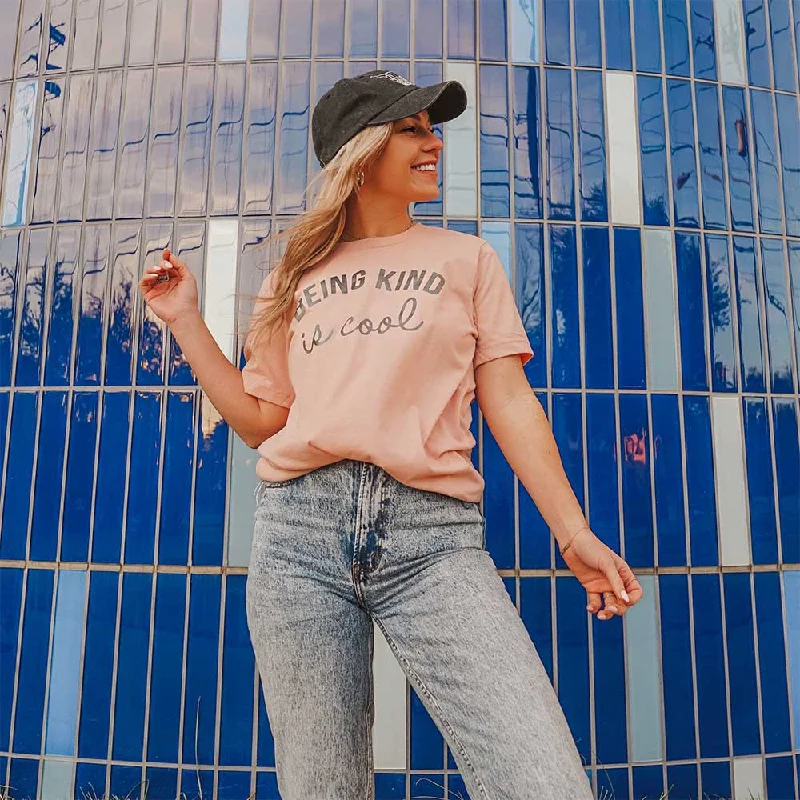 Being Kind is Cool Women's T-Shirts Cozy Warm Stylish