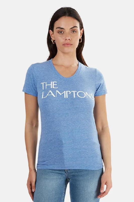 The Lamptons Crewneck Tee Heather Blue