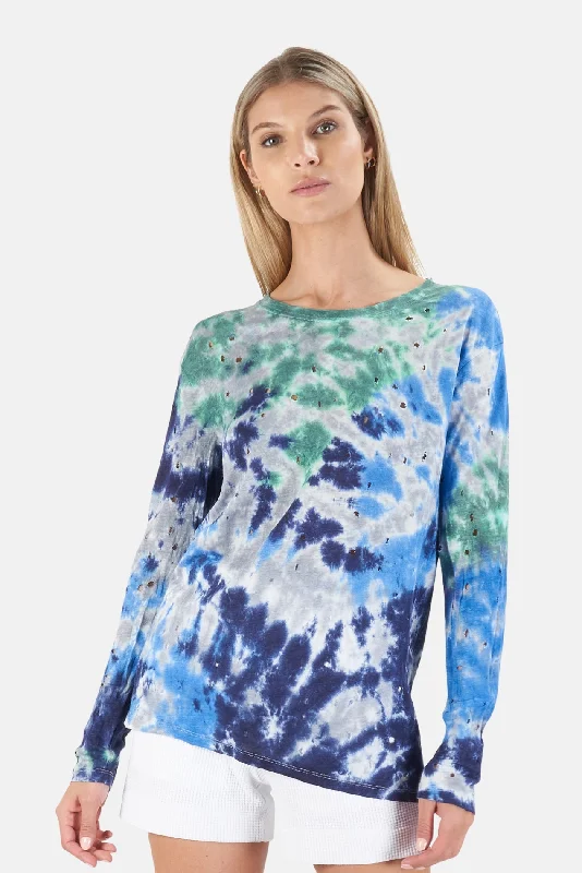 x Iro Long Sleeve Tee Tie Dye