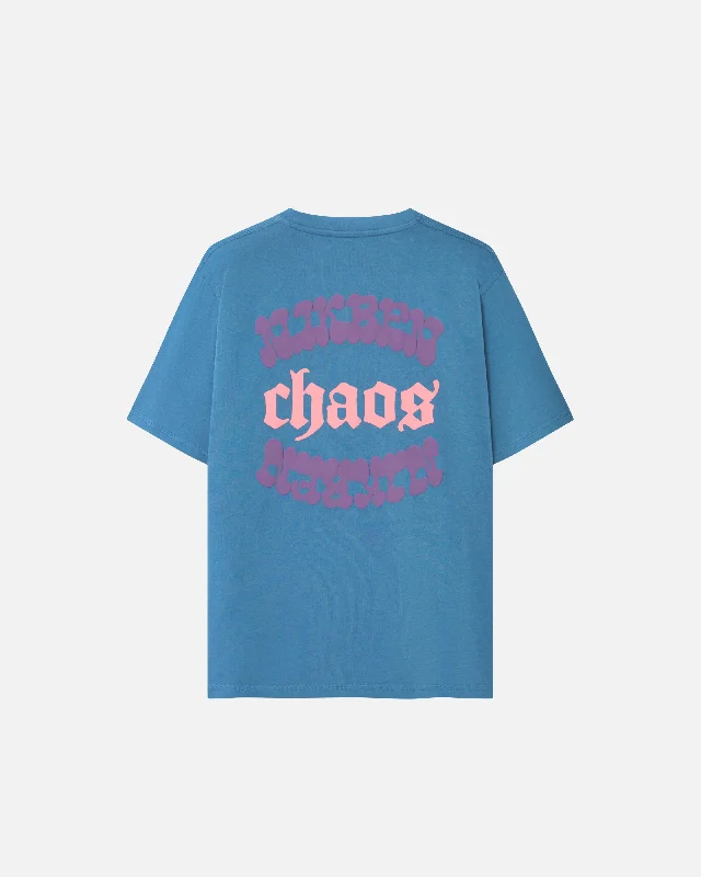 Chaos Tee Silk Blend Satin Velvet