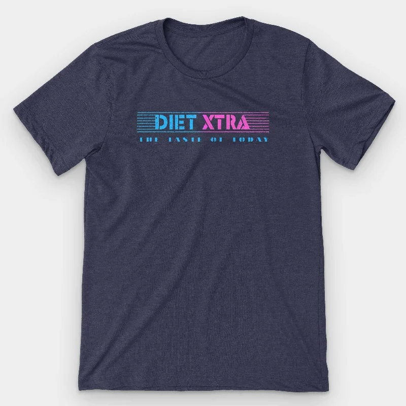 Diet Xtra Soda Graphic T-Shirt Denim Fabric Leather Fabric Suede Fabric
