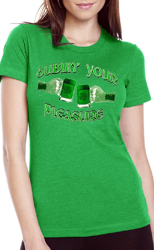 Dublin' Your Pleasure Girl's T-Shirt Jersey Fabric Tulle Fabric Batik Fabric