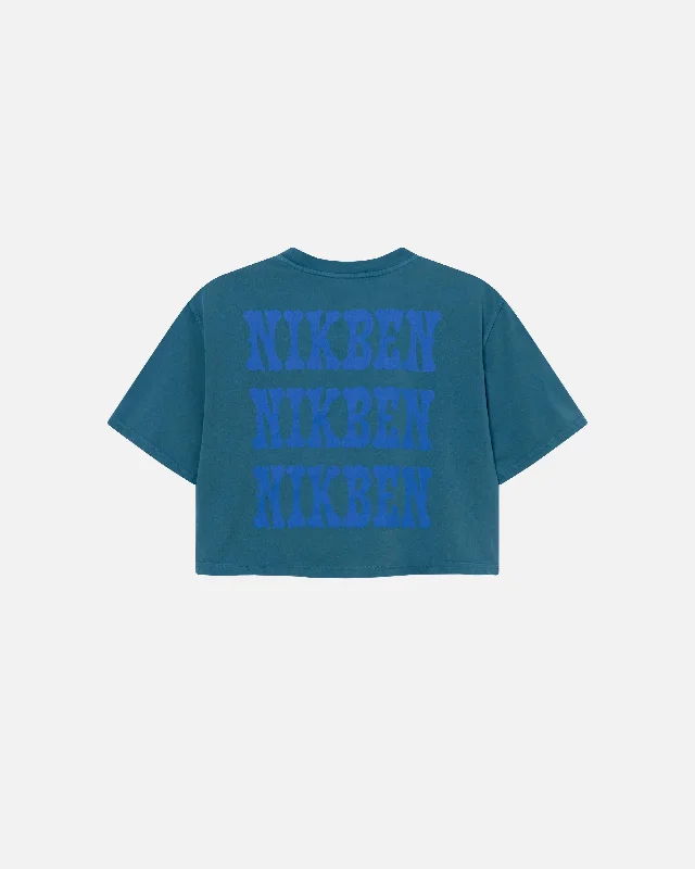 East LA Cropped Tee Hooded Caped Shawl Collar