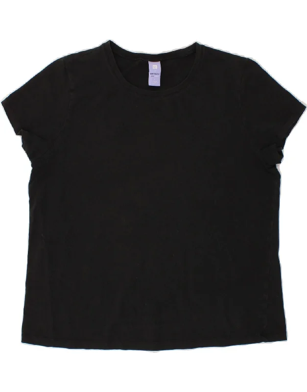 GAP Womens T-Shirt Top UK 16 Large Black