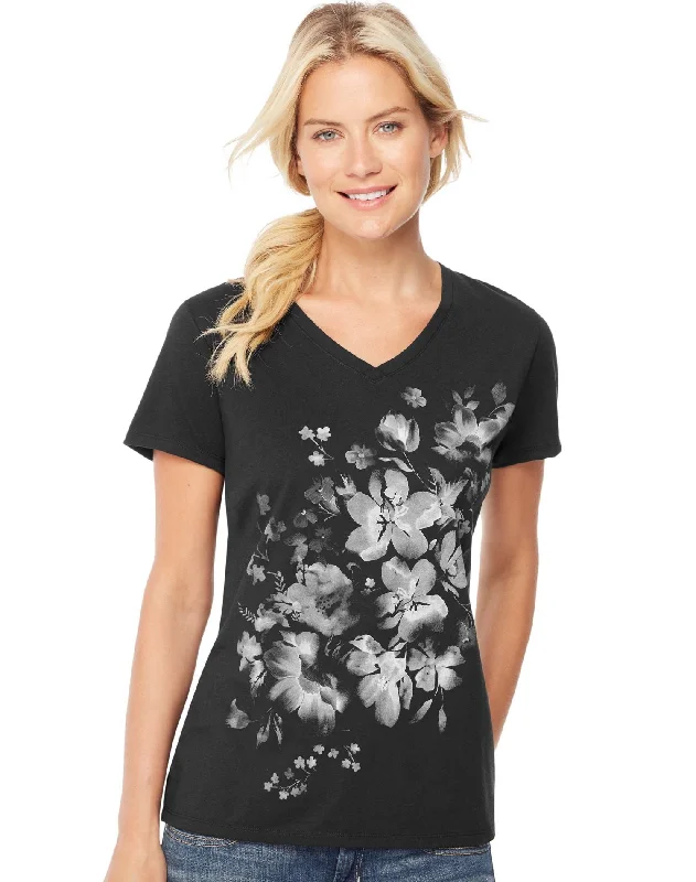 Beach Floral Cascade/Black