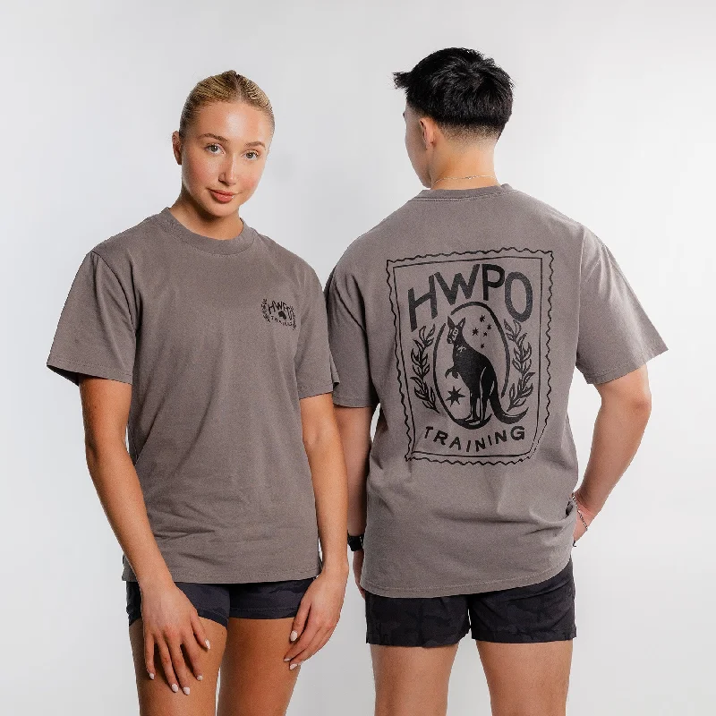 HWPO - OVERSIZED T-SHIRT - FADED GRAY [PRE ORDER]