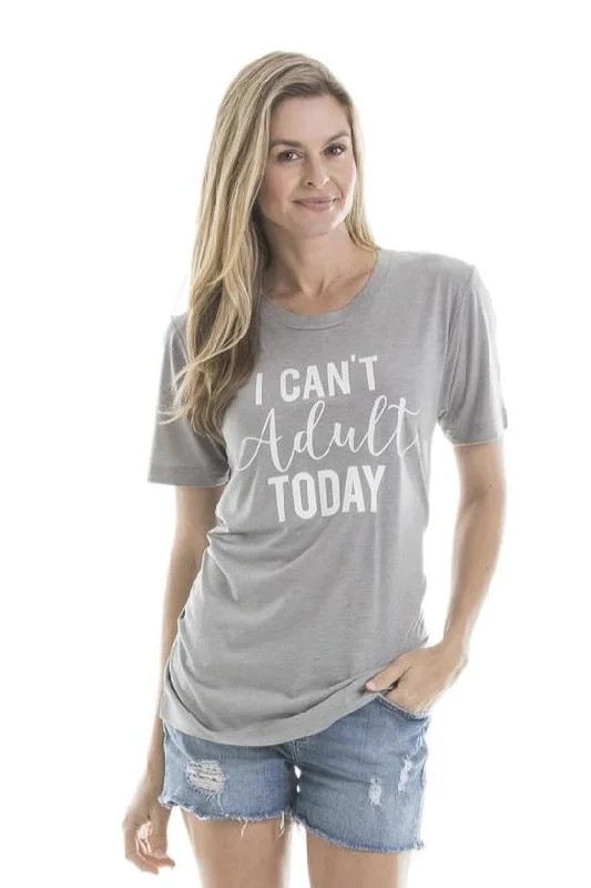 I Can't Adult Today T-Shirts Polka Dot Checkered Tartan