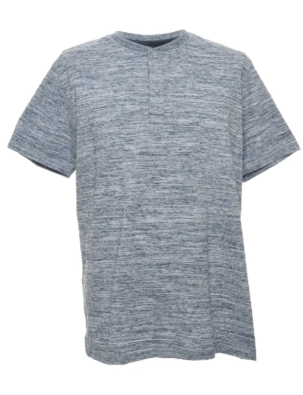 Lee Plain T-shirt - L Zippered Buttoned Snapped