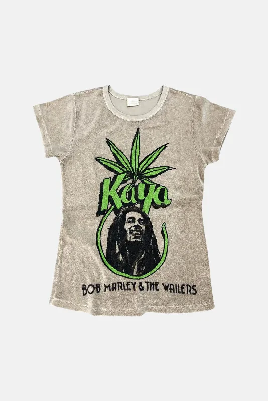 Bob Marley Kaya Terrycloth Shrunken Tee Taupe