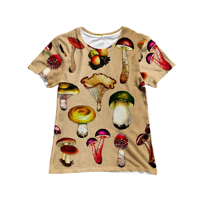 Magic Mushrooms All Over Print Women's Tee