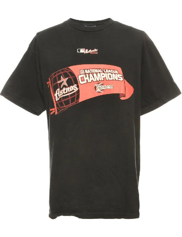 MLB Black Sports T-shirt - L